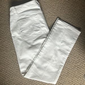 WHBM 8R Blanc white Womens jeans